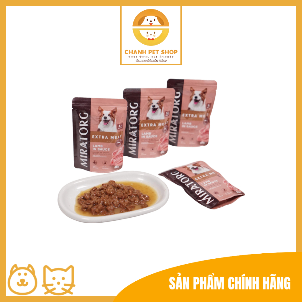 Thức ăn Miratorg Thịt bò cho chó giống vừa - 1.1kg 6