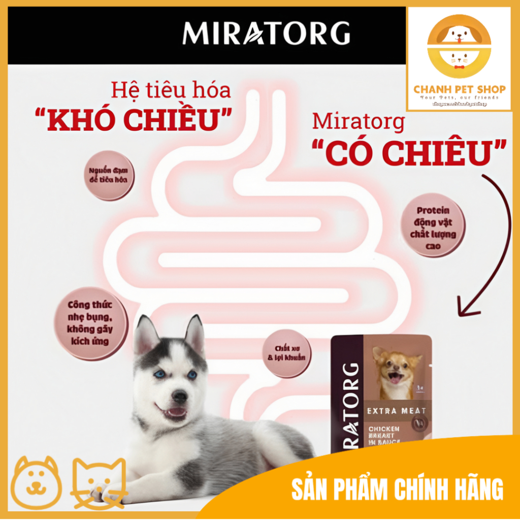 Thức ăn Miratorg Thịt bò cho chó giống vừa - 1.1kg 8