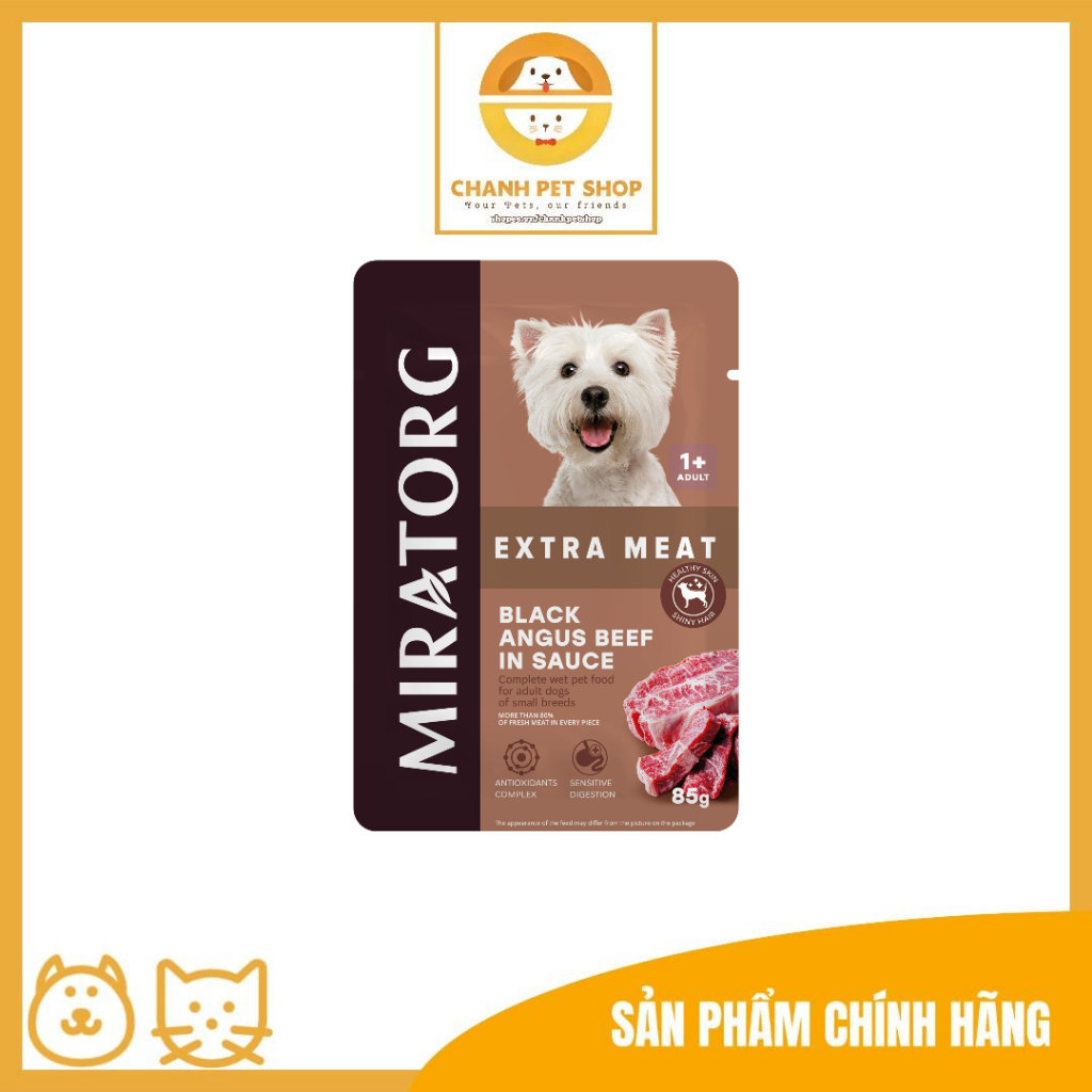 Thức ăn Miratorg Thịt bò cho chó giống vừa - 1.1kg 9