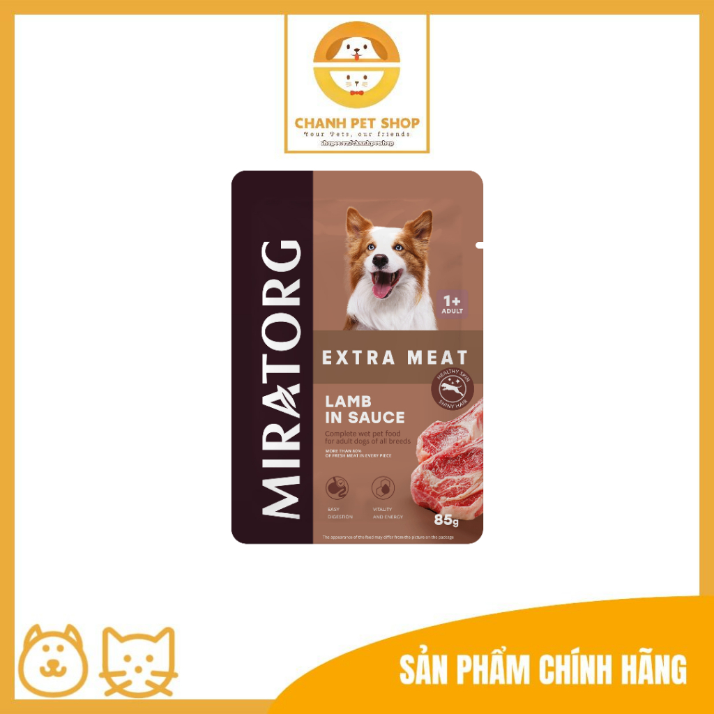 Thức ăn Miratorg Thịt bò cho chó giống vừa - 1.1kg 10