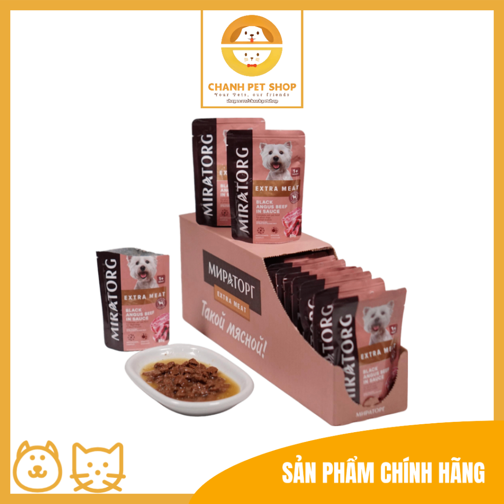 Thức ăn ướt Miratorg cho mèo con - 80g 10