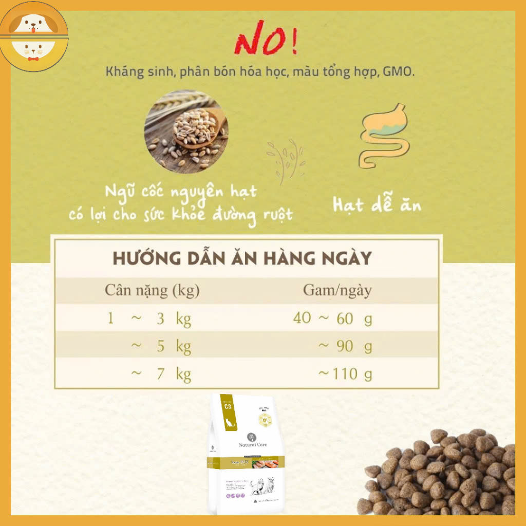 Thức ăn hữu cơ Natural Core Thịt cừu 10